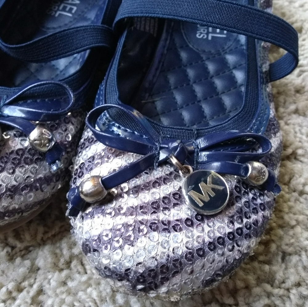 Girl's Toddler Michael Kors Sequence Ballet Flats